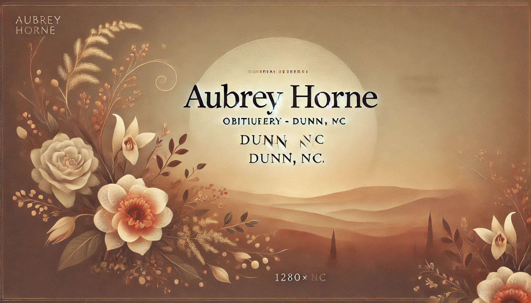 aubrey horne obituary dunn nc